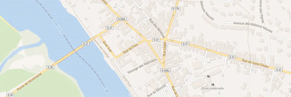 Plan du 4 Rue de Lyon à Montmerle-sur-Saône