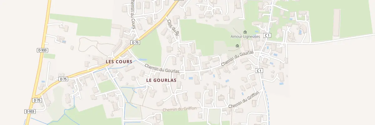 Plan du 202 Che du Gourlas à Fareins
