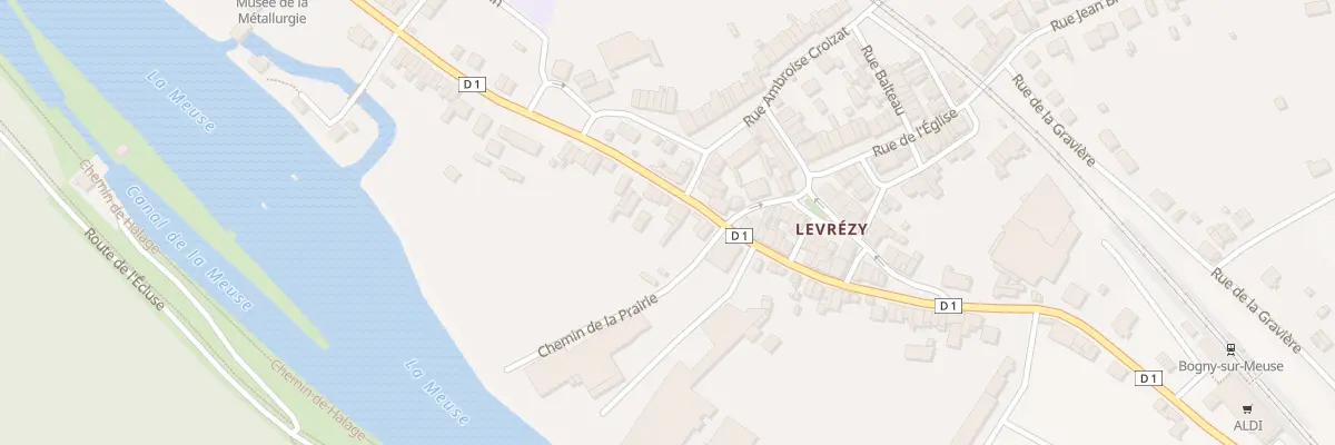 Plan du 47 Rue de la Vallée à Bogny-sur-Meuse