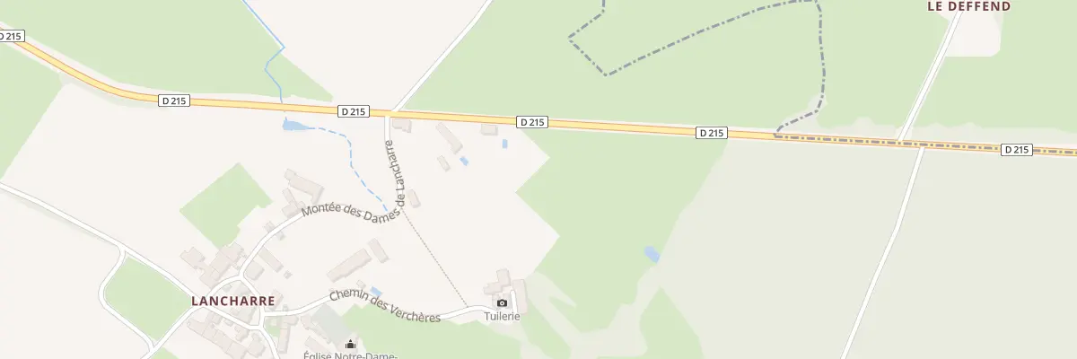 Plan du 4 Rte du Col des Chèvres à Chapaize