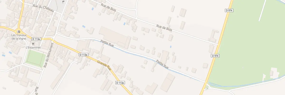Plan du 6D Ptr Petite Rue à Puligny-Montrachet