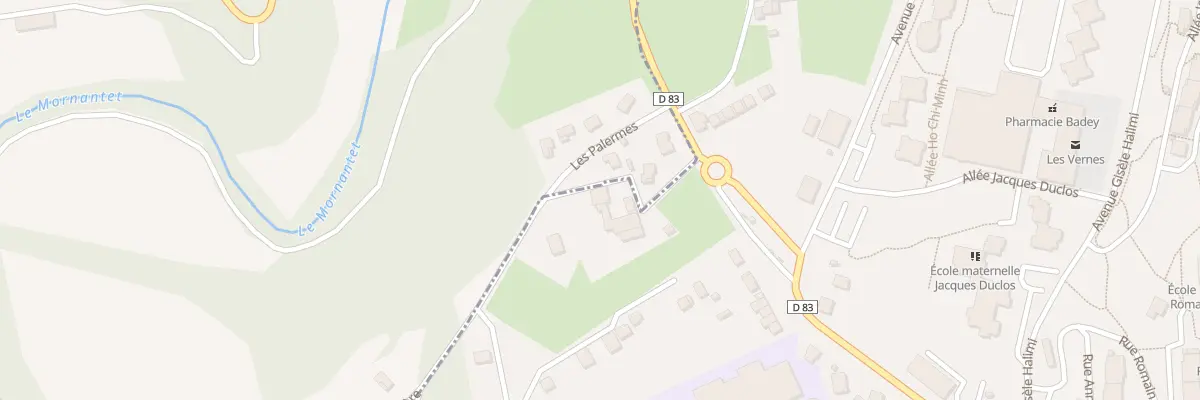 Plan du 65 Rue du Docteur Roux à Givors