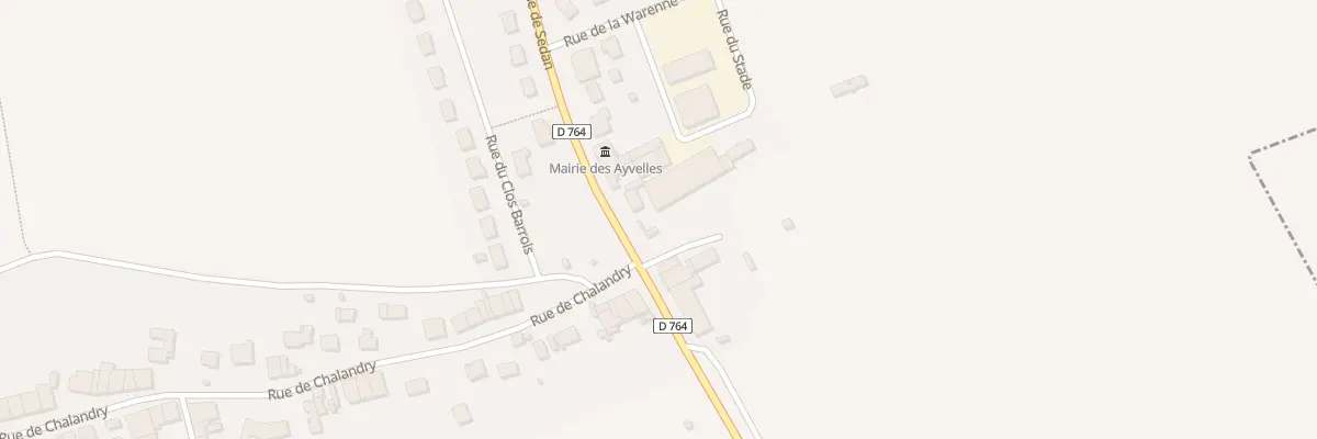 Plan du 59 Rue de Sedan aux Ayvelles