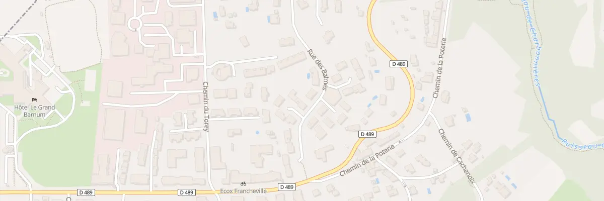 Plan du 18 Rue des Balmes à Francheville