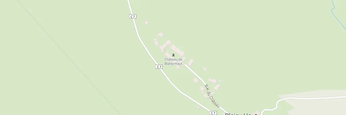 Plan du 11 Rue du Château à Blaisy-Haut