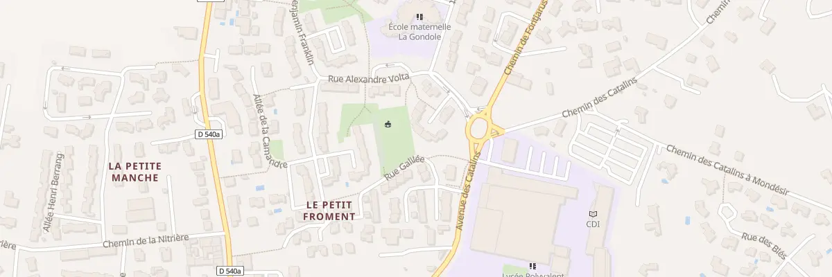 Plan du 3 Pl de la Gondole à Montélimar