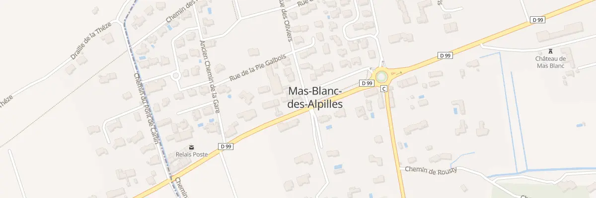 Plan du 5001 Le Plan à Mas-Blanc-des-Alpilles