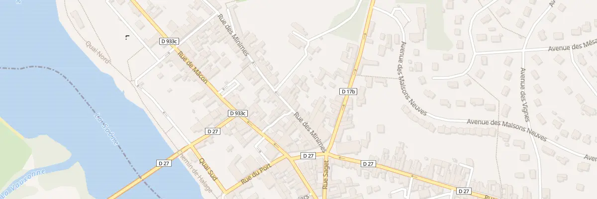 Plan du 28 Rue des Minimes à Montmerle-sur-Saône