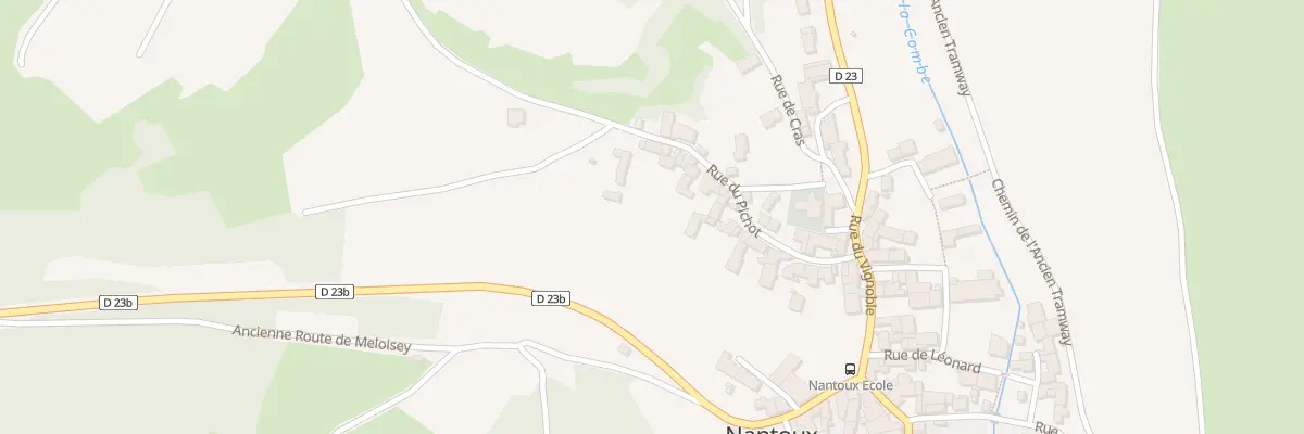 Plan du 35 Rue du Pichot à Nantoux