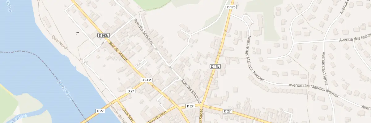Plan du 22 Rue des Minimes à Montmerle-sur-Saône