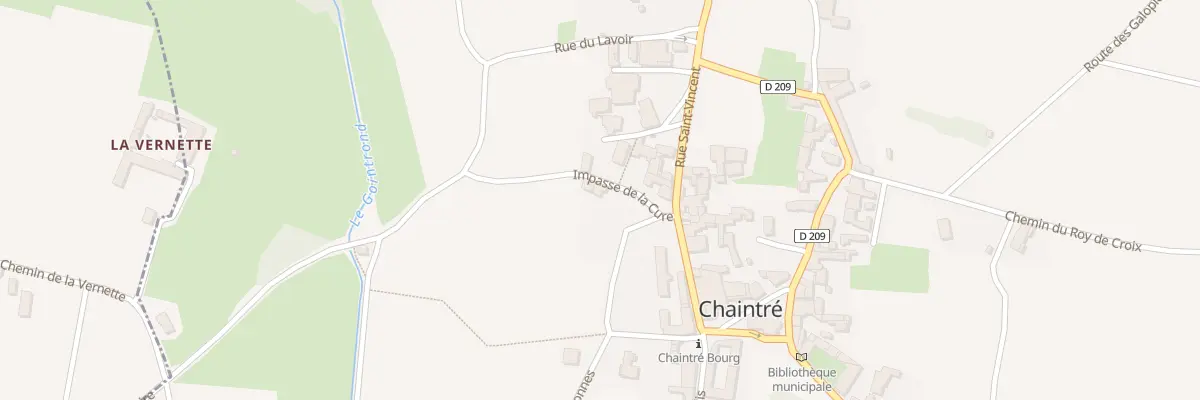 Plan du 5040 Chaintre à Chaintré