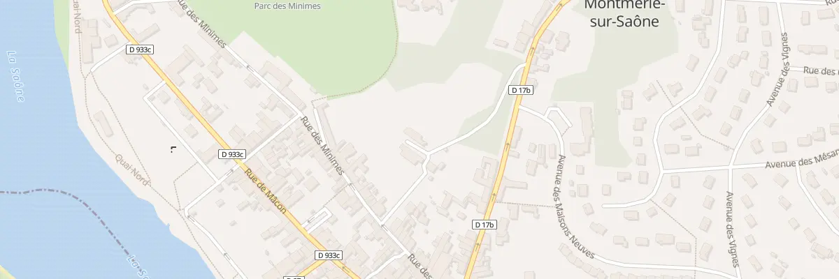 Plan du 34 Rue des Minimes à Montmerle-sur-Saône