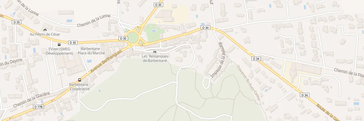 Plan du 18 Che Sur les Fourches à Barbentane