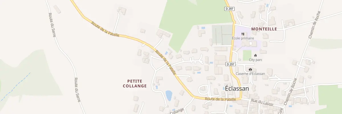 Plan du 270 Rte de la Patelle à Eclassan