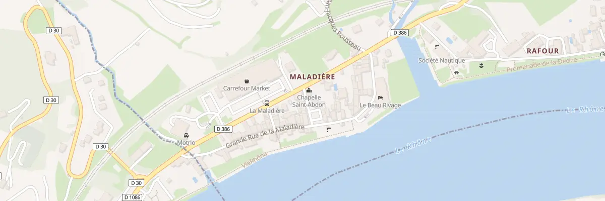 Plan du 3 Rue St Abdon à Condrieu