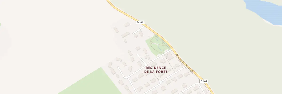 Plan du 6 All des Eglantines à Granges