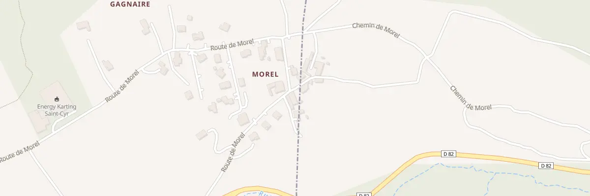 Plan du 1605 Rte de Morel à Saint-Désirat