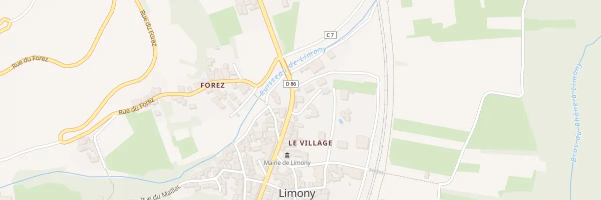 Plan du 5167 Le Village à Limony