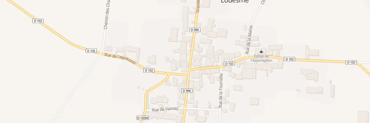 Plan du 23 Gr Grande Rue à Louesme