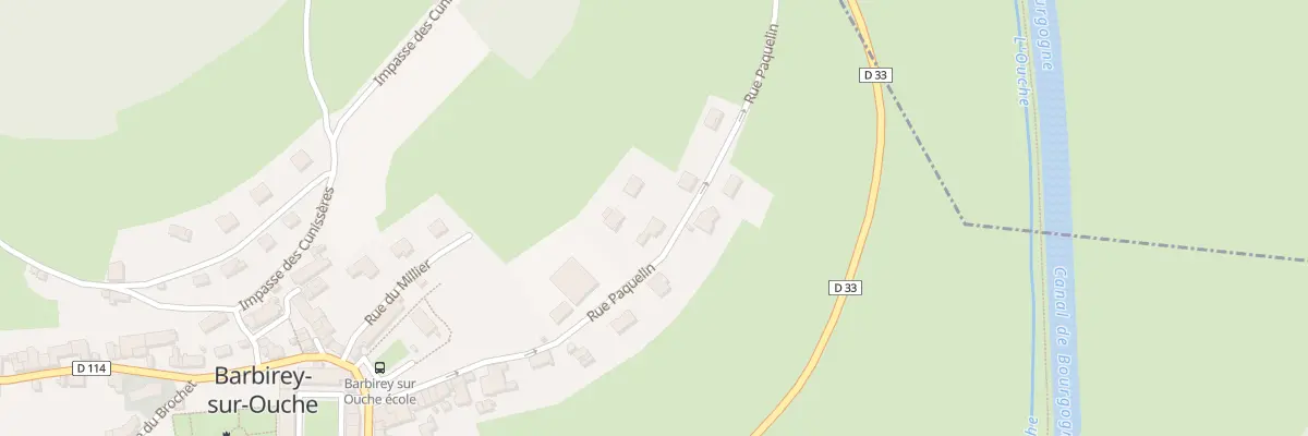 Plan du 17 Rue Paquelin à Barbirey-sur-Ouche