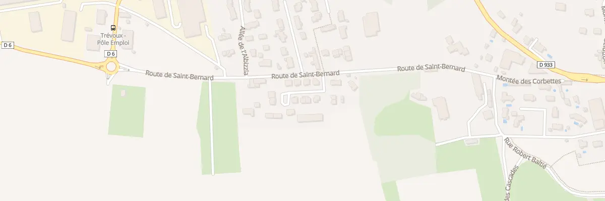 Plan du 6 All du Grand Champ à Trévoux