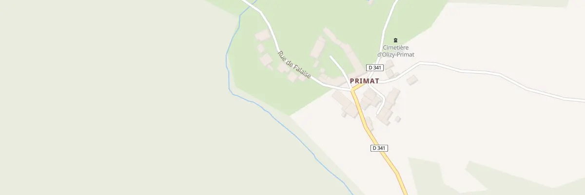 Plan du 1 Rue de la Tourette à Olizy-Primat