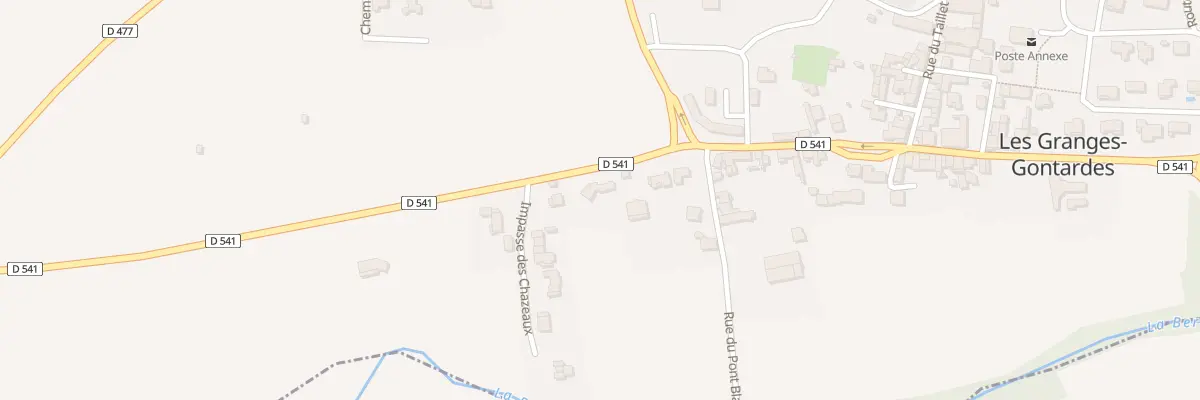 Plan du 70 Rte du Logis de Berre aux Granges-Gontardes