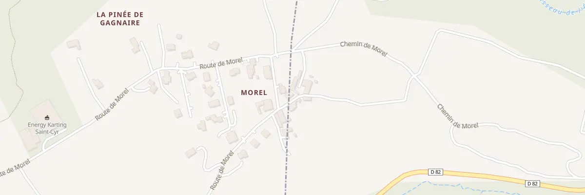 Plan du 5400 Morel à Saint-Désirat