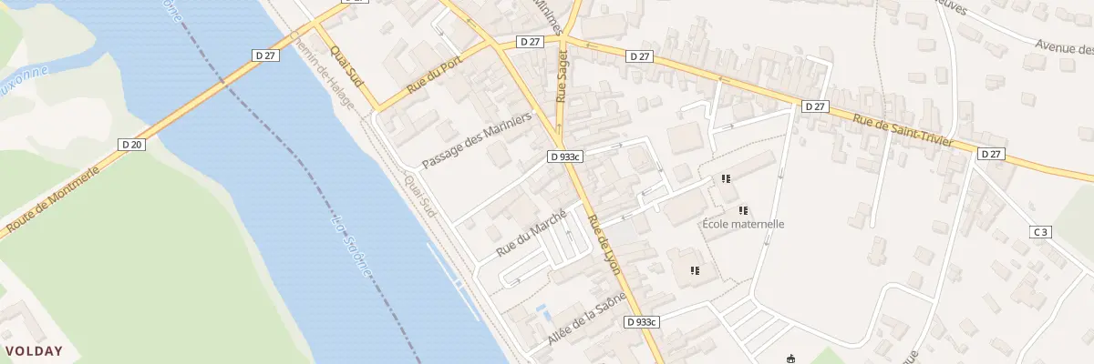 Plan du 42 Rue de Lyon à Montmerle-sur-Saône