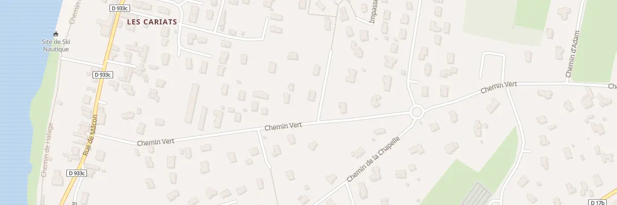 Plan du 329 Che Vert à Montmerle-sur-Saône