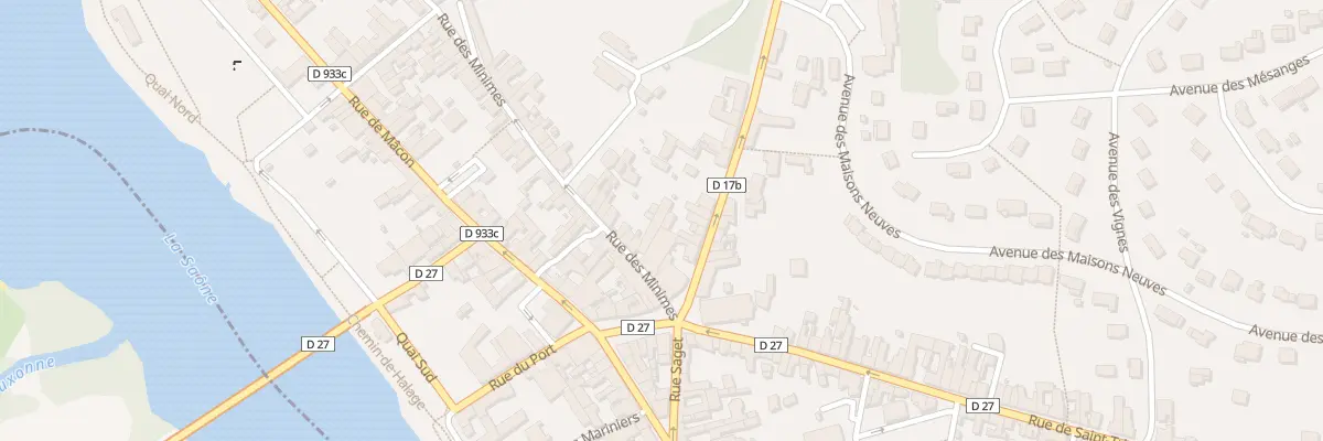 Plan du 6 Rue des Minimes à Montmerle-sur-Saône