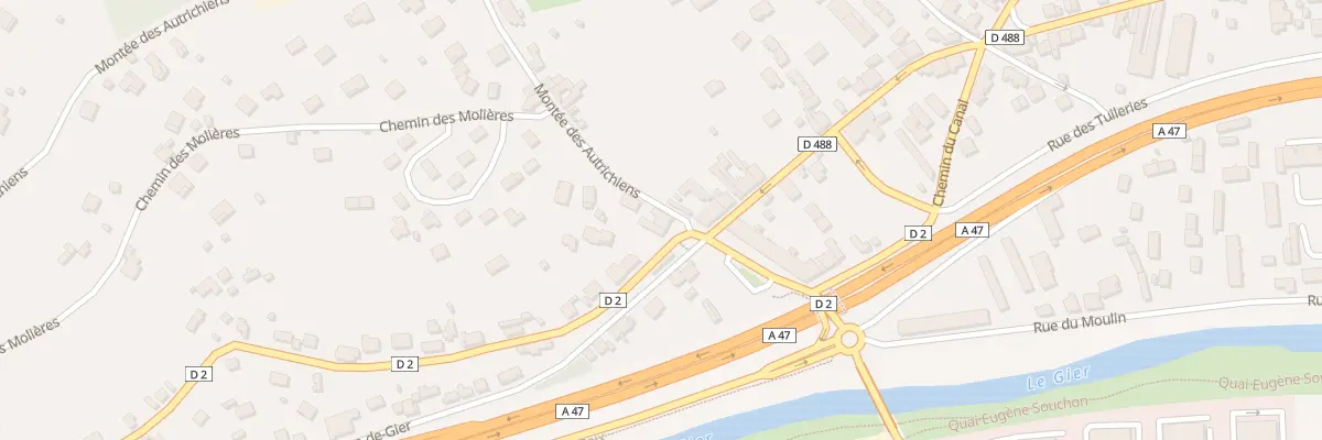 Plan du 1 Mte des Autrichiens à Givors