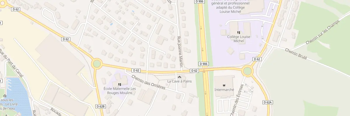 Plan du 28 Rue Joanne Martin à Chagny