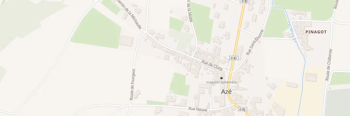Plan du 165 Rue de Cluny à Azé