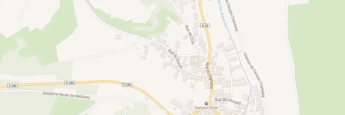 Plan du 27 Rue du Pichot à Nantoux