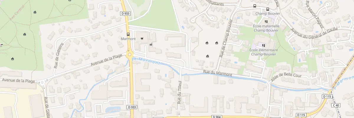 Plan du 134 Rue du Marmont à Jassans-Riottier