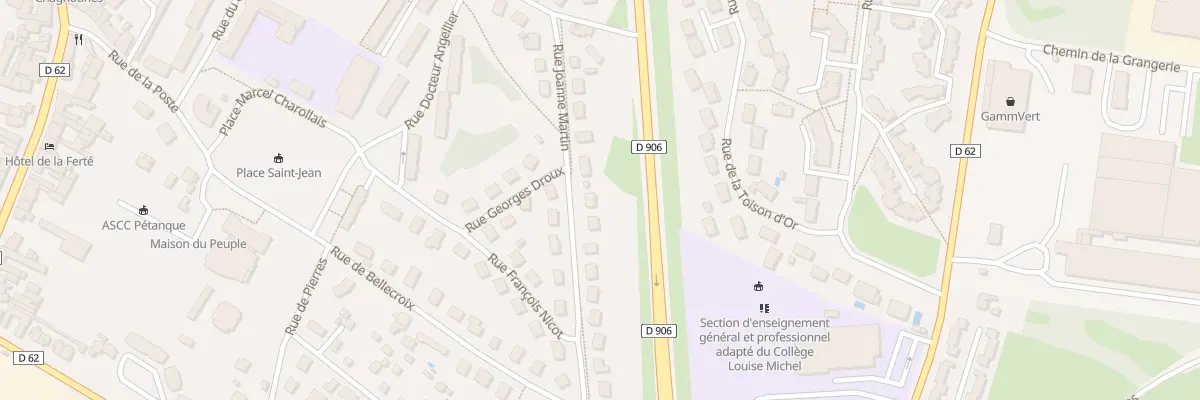 Plan du 9 Rue Joanne Martin à Chagny