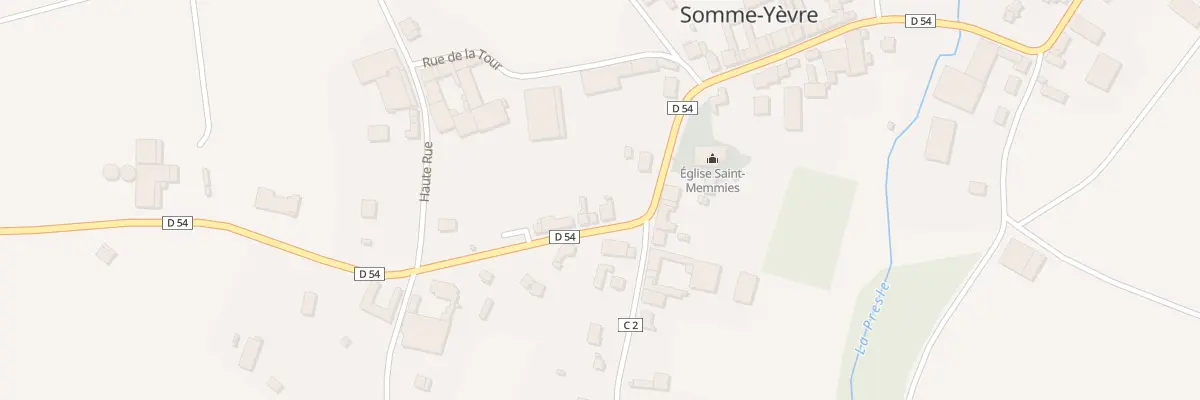 Plan du 2 Rue du Haut de la Ville à Somme-Yèvre