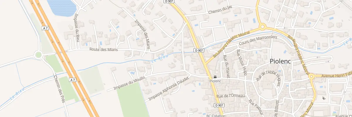 Plan du 6426 Rue Autignac à Piolenc