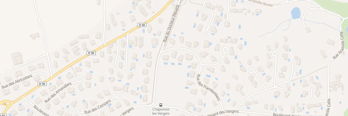 Plan du 4 Rue des Framboisiers à Chaponost