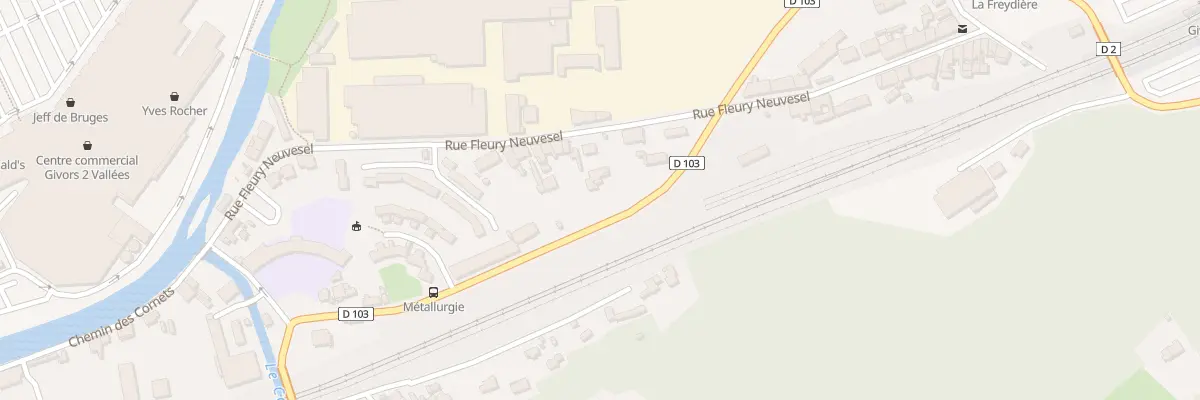 Plan du 4 Rte d’Echalas à Givors