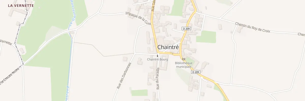 Plan du 5031 Chaintre à Chaintré