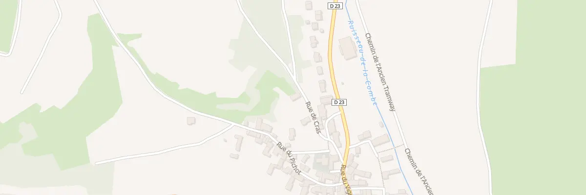 Plan du 5 Rue des Cras à Nantoux