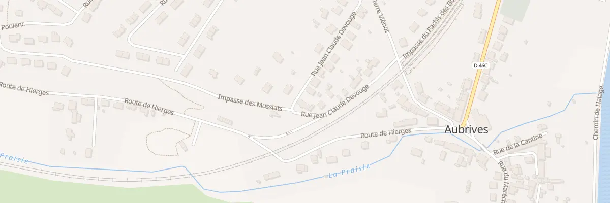 Plan du 19 Rue Jean-Claude Devouge à Aubrives