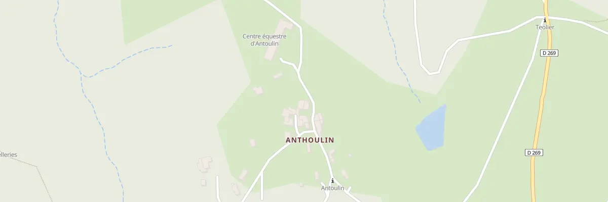Plan du 845 Che d’Antoulin à Champis