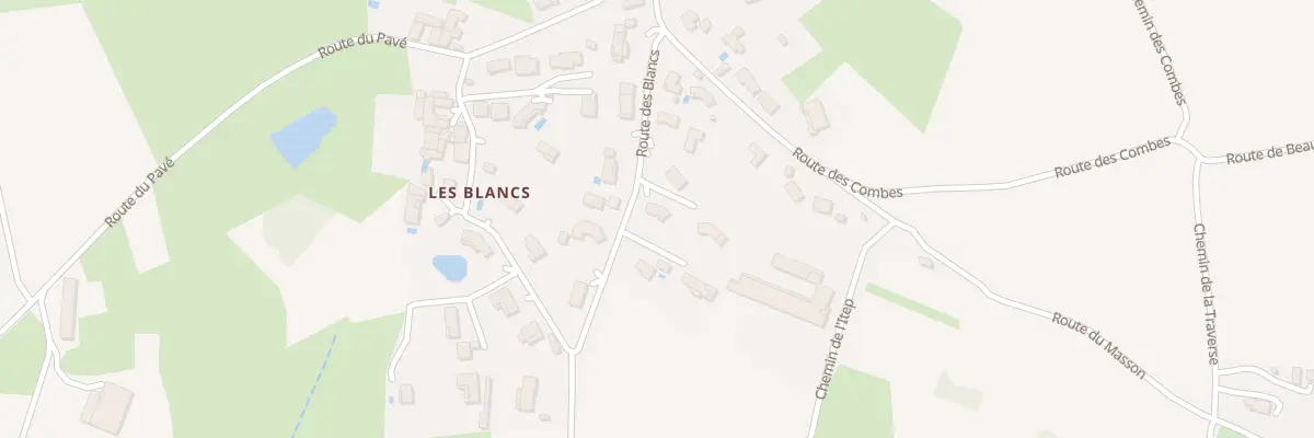 Plan du 410 Rte des Blancs à Eclassan