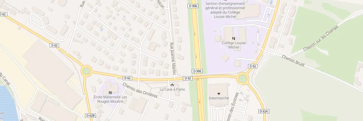 Plan du 33 Rue Joanne Martin à Chagny
