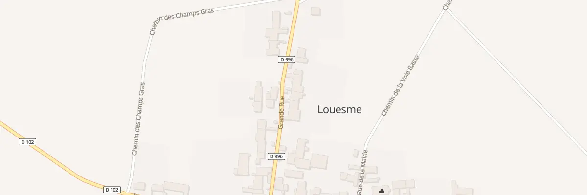 Plan du 4 Grande Rue à Louesme