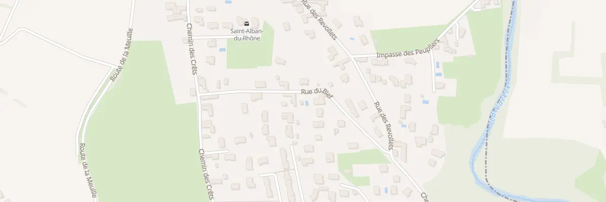 Plan du 160 Rue du Bief à Saint-Alban-du-Rhône