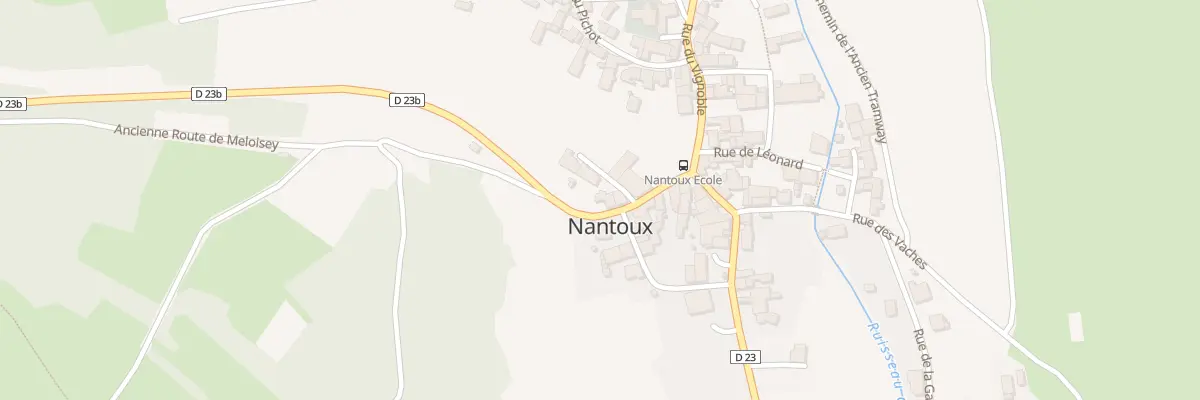 Plan du 2 Gr Grande Rue à Nantoux